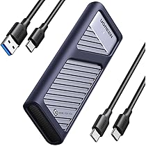 UGREEN Dual-Compatible M.2 SSD Enclosure with 10Gbps Transfer
